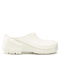 Klapki Birkenstock. Brązowe klapki Birkenstock, bez wzorów, bez obcasa, bez zapięcia. Za 179.99 zł.