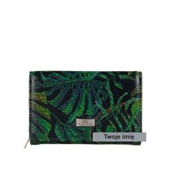 Personalizowany portfel damski z suwakiem BajuBaj PD1225cs161 RFIDPS. Zielone portfele bez wzorów, ze skóry. Za 170.00 zł.