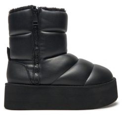 Śniegowce KARL LAGERFELD. Czarne śniegowce KARL LAGERFELD, bez wzorów, bez zapięcia. Za 1,099.00 zł.