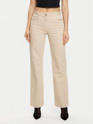 Guess Spodnie materiałowe 4BGA02 7173A Beżowy Regular Fit. Brązowe spodnie materiałowe Guess, z aplikacjami, z bawełny. Za 419.99 zł.