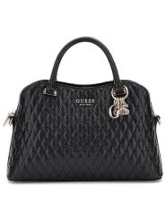 Guess Torebka w kolorze czarnym - 31 x 20 x 10 cm rozmiar: onesize. Czarne torebki klasyczne Guess, z aplikacjami, z materiału, bez dodatków. Za 517.45 zł.