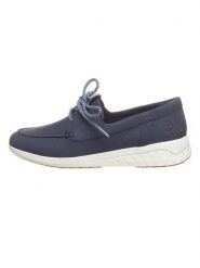 Timberland Skórzane mokasyny "Bradstreet" w kolorze granatowym rozmiar: 39. Niebieskie mokasyny Timberland, bez wzorów. Za 166.49 zł.