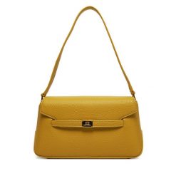 Torebka Elisabetta Franchi. Żółte torebki klasyczne Elisabetta Franchi, bez wzorów, klasyczne, bez dodatków. Za 1,599.00 zł.