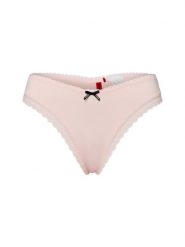 HUGO Stringi - Stringi Unique Kobiety różowy, XL. Czerwone stringi Hugo, bez wzorów, z materiału. Za 139.95 zł.
