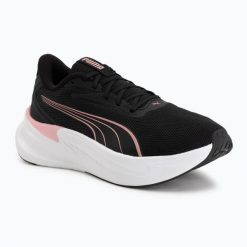 Buty do biegania Puma MaxStride Lite. Czarne buty do biegania Puma, bez wzorów, z materiału, bez zapięcia, do biegania. Za 319.99 zł.
