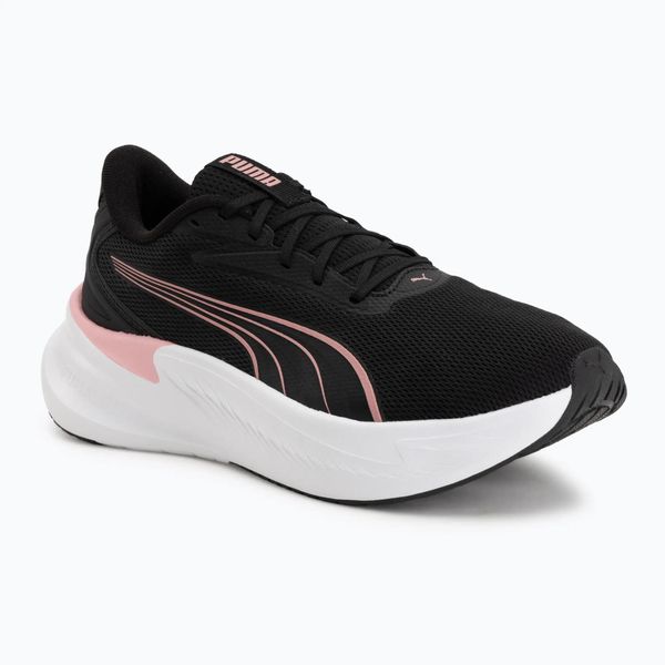 Buty do biegania Puma MaxStride Lite. Czarne buty do biegania Puma, bez wzorów, z materiału, bez zapięcia, do biegania. Za 209.99 zł.