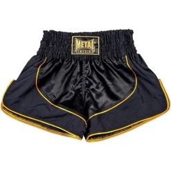 Szorty Metal Boxe thai siam. Czarne szorty METAL BOXE, bez wzorów, sportowe. Za 169.00 zł.