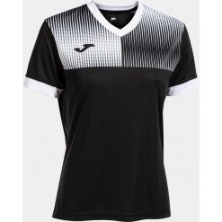 T-shirt Joma Eco Supernova dla kobiet w czerni i bieli - Rozmiar L. Białe t-shirty Joma, l, bez wzorów, z poliesteru, sportowe, bez kołnierzyka, bez ramiączek. Za 176.99 zł.