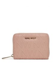 Nine West Portfel NW-W1-016-SS25 Różowy. Czerwone portfele Nine West, bez wzorów, z materiału. Za 69.99 zł.