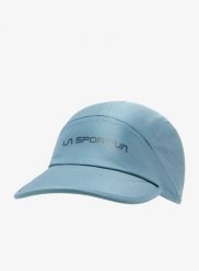 Czapka do biegania La Sportiva Pure Cap. Niebieskie czapki z daszkiem La Sportiva, bez wzorów, z materiału, eleganckie. Za 142.99 zł.