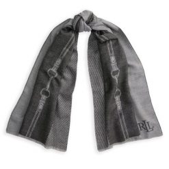 Szalik LAUREN RALPH LAUREN. Szare szaliki i kominy Lauren Ralph Lauren, bez wzorów. Za 549.99 zł.
