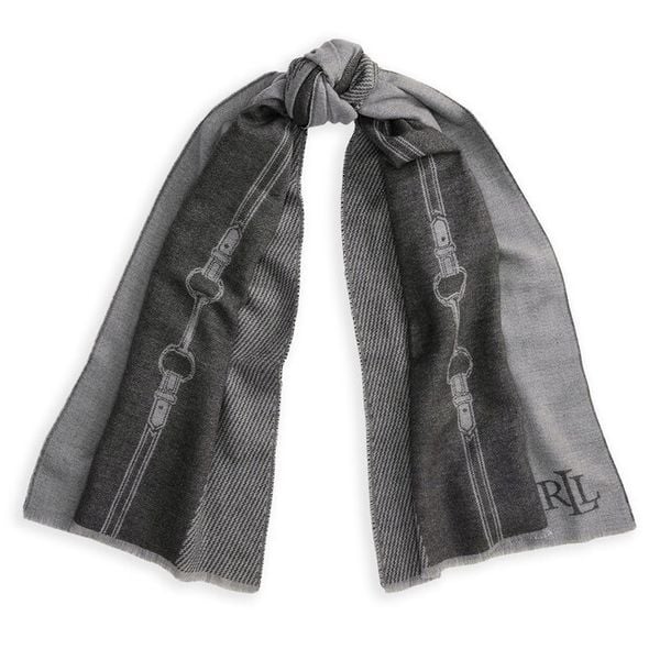 Szalik LAUREN RALPH LAUREN. Szare szaliki i kominy Lauren Ralph Lauren, bez wzorów. Za 549.99 zł.