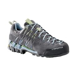 Damskie buty trekkingowe La Sportiva Hyper Gore-Tex. Szare trekkingi La Sportiva, bez wzorów, z gore-texu, bez zapięcia, trekkingowe, gore-tex. Za 869.00 zł.