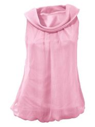 Heine Bluzka w kolorze jasnoróżowym rozmiar: 38. Różowe bluzki Heine, bez wzorów, bez kołnierzyka, bez ramiączek. Za 43.99 zł.