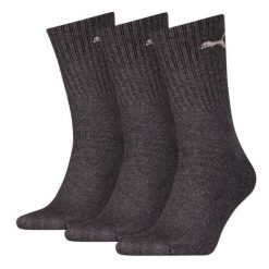 Puma Skarpety Sport Crew 3-Pack 88035504. Szare skarpetki Puma, bez wzorów, z bawełny. Za 47.99 zł.