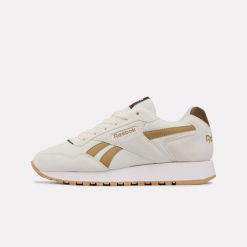 Sneakersy damskie Reebok Glide. Białe buty sportowe lifestyle Reebok, bez wzorów, sportowe, bez zapięcia. Za 269.99 zł.