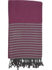 Samimi Chusta hammam w kolorze ciemnoczerwonym - 180 x 100 cm rozmiar: onesize. Czerwone chusty Samimi, bez wzorów, z bawełny. Za 69.99 zł.