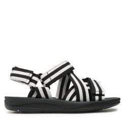 Sandały Camper. Czarne sandały Camper, bez wzorów, bez obcasa, na płaskiej podeszwie, bez zapięcia. Za 469.99 zł.