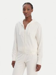 Guess Bluza O6GQ01 KCQP2 Écru Regular Fit. Bluzy Guess, l, z aplikacjami, z syntetyku, bez ramiączek, bez kaptura. Za 299.99 zł.