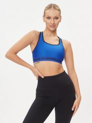 Under Armour Biustonosz sportowy Ua Crossback Mid Bra 1361034 Niebieski Compression Fit. Niebieskie biustonosze sportowe Under Armour, bez wzorów, z syntetyku. Za 119.99 zł.