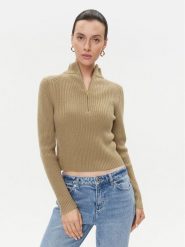 MICHAEL Michael Kors Sweter MF360P26V1 Brązowy Regular Fit. Brązowe swetry MICHAEL Michael Kors, l, bez wzorów, z wełny, bez ramiączek. Za 519.99 zł.