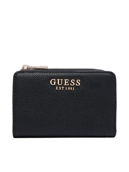 Guess Portfel Laurel SWBG74 59156 Czarny. Czarne portfele Guess, z aplikacjami, ze skóry. Za 250.99 zł.