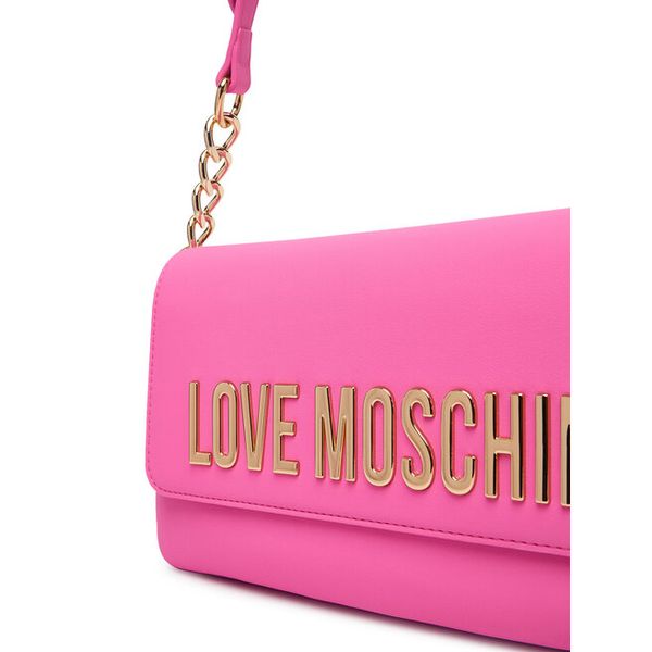 Torebka LOVE MOSCHINO. Czerwone torebki klasyczne Love Moschino, bez wzorów, klasyczne, bez dodatków. Za 809.99 zł.