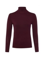 Marie Lund Sweter Kobiety drobna dzianina czerwony, L. Czerwone swetry Marie Lund, l, bez wzorów, z dzianiny, eleganckie, bez ramiączek. Za 179.95 zł.