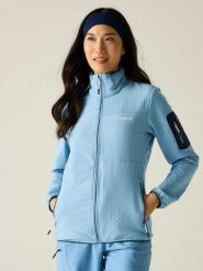 Regatta Kurtka polarowa "Ralina" w kolorze błękitnym rozmiar: 40. Niebieskie kurtki Regatta, bez wzorów, z polaru, bez kaptura. Za 128.25 zł.