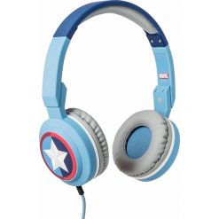 Słuchawki nauszne TRIBE HPW11601 Marvel Pop Captain America Niebieski. Niebieskie słuchawki nauszne Tribe. Za 148.99 zł.