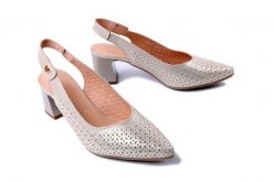 BIOECO BY ARKA 4149 1097 1315 złoty, czółenka damskie. Żółte czółenka Bioeco by Arka, na lato, bez wzorów, eleganckie, bez obcasa, na obcasie, bez zapięcia. Za 374.90 zł.