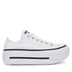 Trampki Converse. Białe trampki Converse, bez wzorów, retro, bez zapięcia. Za 419.99 zł.