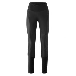 Damskie legginsy Gonso Essential Softshell No Pad. Czarne legginsy Gonso, bez wzorów, z softshellu, sportowe. Za 553.00 zł.