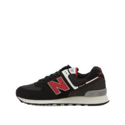 Buty New Balance 574 Czarny. Czarne buty do biegania New Balance, bez wzorów, z gumy, bez zapięcia, do biegania, New Balance 574. Za 544.55 zł.