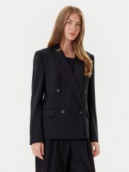 BOSS Marynarka Jaleto9 50546623 Czarny Regular Fit. Czarne marynarki i żakiety Boss, bez wzorów, z wełny, bez ramiączek. Za 1,419.00 zł.