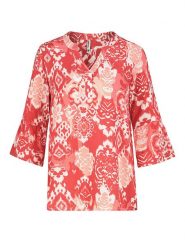 Sublevel Bluzka w kolorze czerwonym rozmiar: S. Czerwone bluzki Sublevel, s, bez wzorów, z wiskozy, klasyczne, bez kołnierzyka, bez ramiączek. Za 41.49 zł.