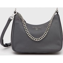 MICHAEL Michael Kors torebka kolor szary. Szare listonoszki MICHAEL Michael Kors, bez wzorów, bez dodatków. Za 909.99 zł.