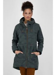 Alife and kickin kurtka zimowa "CharlotteAK" w kolorze khaki rozmiar: M. Brązowe kurtki Alife and Kickin, na zimę, m, z aplikacjami, z puchu, bez kaptura. Za 307.46 zł.