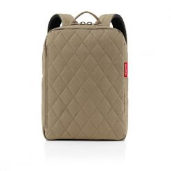 Plecak classic backpack m, rhombus olive. Zielone plecaki Reisenthel, bez wzorów, z materiału, na ramię, pikowane, bez dodatków. W wyprzedaży za 290.00 zł.
