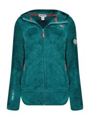 Geographical Norway Kurtka polarowa "Upalood" w kolorze ciemnozielonym rozmiar: XL. Zielone kurtki Geographical Norway, xl, bez wzorów, z polaru, bez kaptura. Za 100.28 zł.