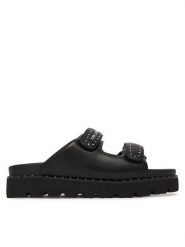 KARL LAGERFELD Klapki KL81500S Czarny. Czarne klapki KARL LAGERFELD, bez wzorów, ze skóry, bez obcasa, bez zapięcia. Za 716.99 zł.