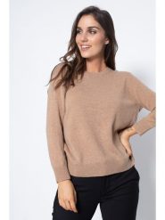 Perfect Cashmere Kaszmirowy sweter "Vanessa" w kolorze beżowym rozmiar: XXL. Brązowe swetry Perfect Cashmere, xxl, bez wzorów, z kaszmiru, bez ramiączek. Za 352.21 zł.