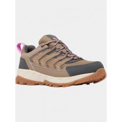 Buty Damskie Columbia Strata Trail Low WP. Brązowe buty trekkingowe Columbia, bez zapięcia. Za 339.00 zł.
