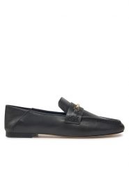Michael Kors Mokasyny Lena Loafer 40R5LEFP1L Czarny. Czarne mokasyny Michael Kors, bez wzorów, ze lnu. Za 679.99 zł.