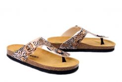 DR. BRINKMANN 700883-23 bronze, klapki japonki damskie. Żółte japonki Dr. Brinkmann, bez wzorów, bez obcasa, bez zapięcia. Za 174.90 zł.