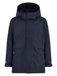 CMP Parka funkcyjna w kolorze granatowym rozmiar: 128. Niebieskie płaszcze CMP, bez wzorów, z syntetyku, bez kaptura. Za 248.07 zł.
