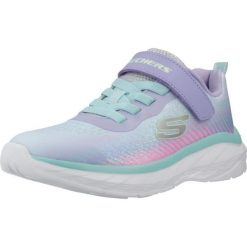 Buty SKECHERS BOUNDLESS COLOR BLITZ Niebieski. Niebieskie buty trekkingowe Skechers, bez wzorów, z syntetyku, bez zapięcia, trekkingowe. Za 195.99 zł.