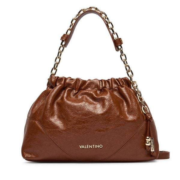 Torebka Valentino. Brązowe torebki klasyczne Valentino, bez wzorów, klasyczne, bez dodatków. Za 679.99 zł.