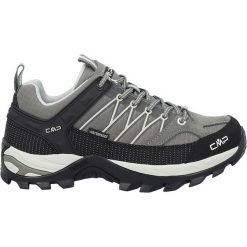 Buty trekkingowe damskie CMP Rigel Low wodoodporne. Zielone trekkingi CMP, bez wzorów, z gumy, bez zapięcia, trekkingowe. Za 479.99 zł.