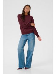 Kaffe Sweter w kolorze czerwonym rozmiar: M. Czerwone swetry Kaffe, m, bez wzorów, bez ramiączek. Za 231.68 zł.